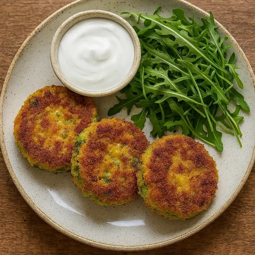 Kotlety z brokułów i sera