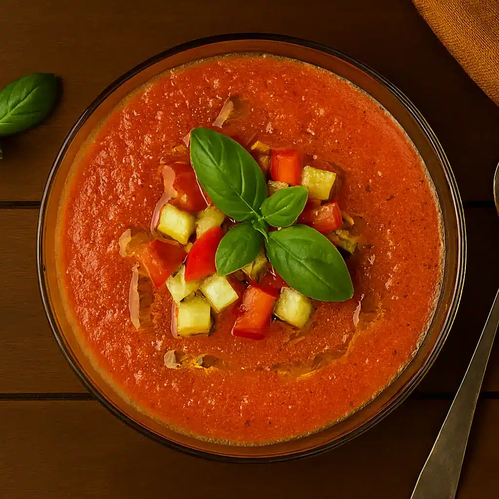 Gazpacho – hiszpańska zupa na zimno z pomidorów i warzyw